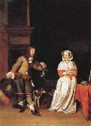 Gabriel Metsu A Lady and a Cavalier china oil painting reproduction